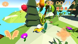 Hungry сhicken 3D: (Islands) - Screenshot 3