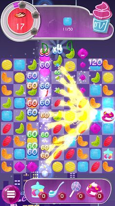 Tasty Candy Cafe: Match 3 Game - Screenshot 1