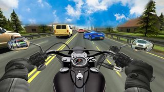Bike Rush Hour 3d Highway Ride - Screenshot 1