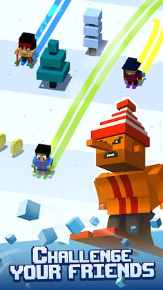 Crossy Snow: Avalanche! - Screenshot 4