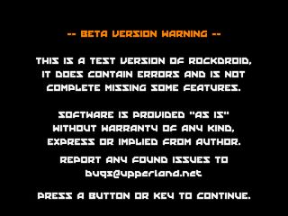 RockBot 2 - Screenshot 1