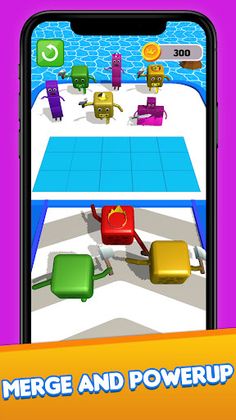 Merge Number Fight! Cubes Run - Screenshot 1