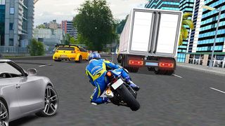 Bike Rush Hour 3d Highway Ride - Screenshot 3