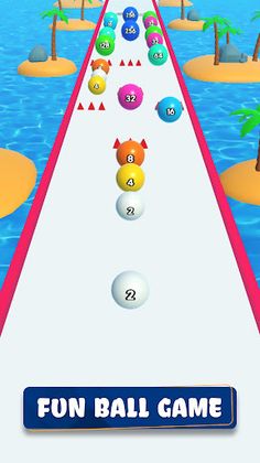 2048 Merge Number: Ball games - Screenshot 1