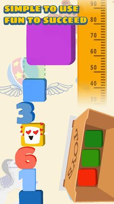 Kids build & crash blocks game - Screenshot 1