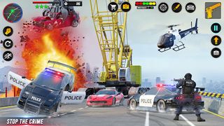 US Police Car Mall Crime Chase - Screenshot 1