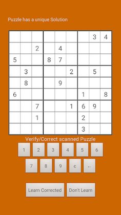 Sudoku Scan&Solve - Screenshot 3