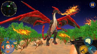 Flying Fire Dragon Hunting - Screenshot 1