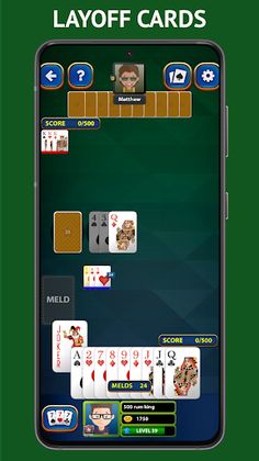 Rummy 500 : Relaxing Card Game - Screenshot 4
