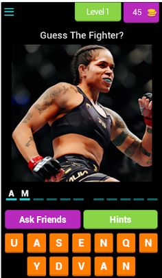 Guess UFC Player Quiz Game - Screenshot 1