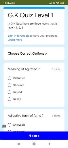 G.K Quiz - Screenshot 3