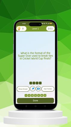 Cricket World Cup Game Quiz 23 - Screenshot 1