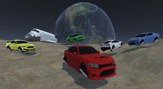Space Car Charger Drag Racing - Screenshot 1