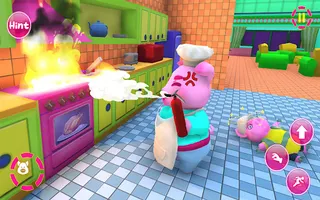 Evil Piggy Granny Piggy Escape - Screenshot 2