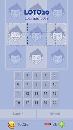 Žaidimas "Loto20" II - Screenshot 2