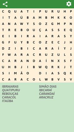 Brazilian cities Word Search - Screenshot 4