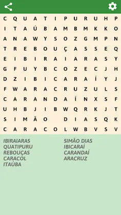 Brazilian cities Word Search - Screenshot 4