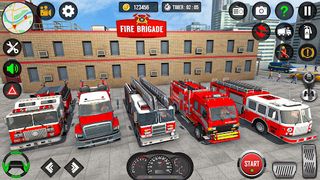 Firefighter Fire Truck Game 3D - Screenshot 3