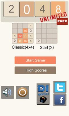 2048 Unlimited Puzzle Free - Screenshot 1