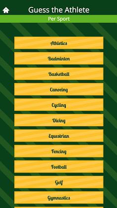 Sport Quiz - Guess the Athlete - Screenshot 2