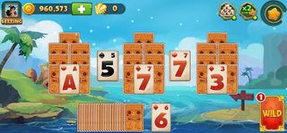 Solitaire Vacation - Tri Peaks - Screenshot 1