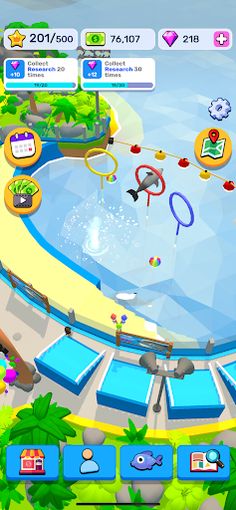 Idle Sea Park - Fish Tank Sim - Screenshot 1