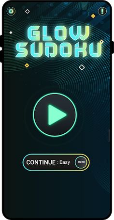 Glow Sudoku - Puzzle Game - Screenshot 1