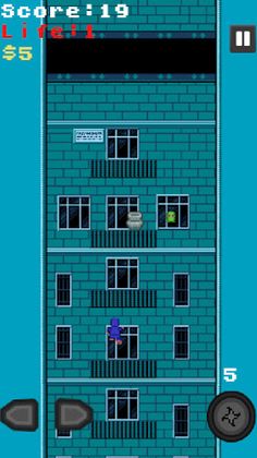 Ninja Tower Climb - Retro Game - Screenshot 1