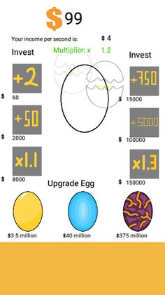 Egg Rampage - Tap Money Clicke - Screenshot 2