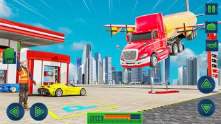 Flying Oil Tanker Truck Games - Screenshot 1
