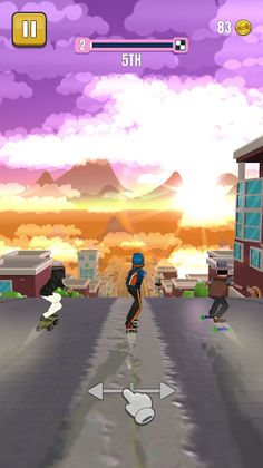 Faily Skater Street Racer - Screenshot 3