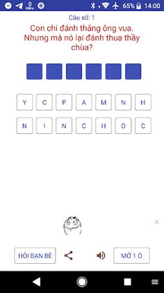 Đố vui ô chữ -  Tro choi o chu - Screenshot 2
