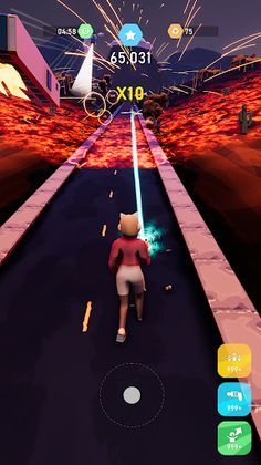 Motor Surge: Volcano Run - Screenshot 3
