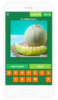 Tebak Nama Buah dan Sayuran - Screenshot 1
