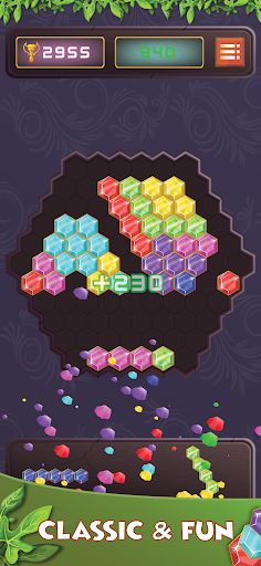 Hexagon Blocks - Fun puzzle - Screenshot 4