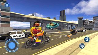 Zombie Rainbow Man: Rope Hero - Screenshot 1