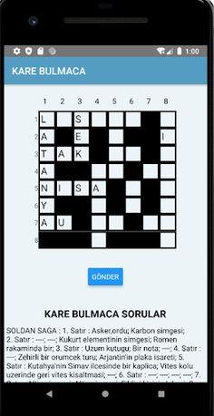 Kare Bulmaca - Screenshot 4