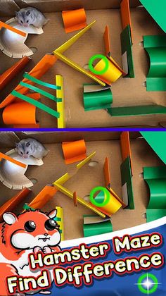 Hamster Maze Find The Differen - Screenshot 1