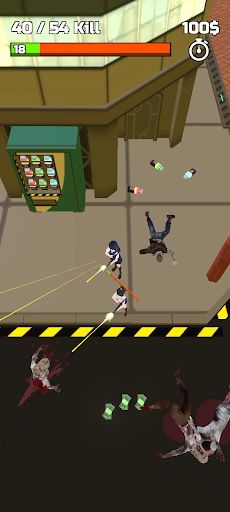 Anime Girls vs Zombies - Screenshot 2