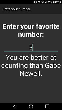 I rate your number. - Screenshot 3