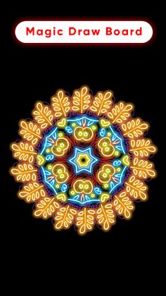 Magic Doodle Draw - Glow Drawi - Screenshot 1