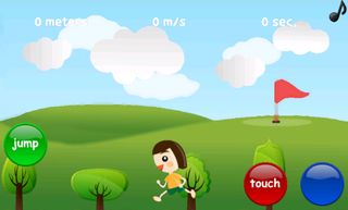 Finger Runner - tapping a scre - Screenshot 1