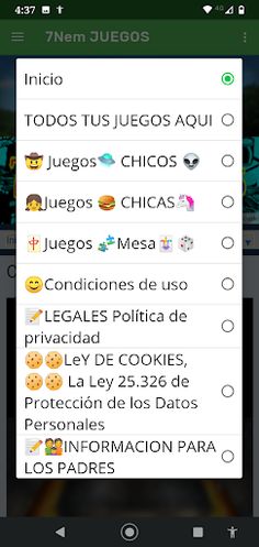 7Nem Juegos - Screenshot 3