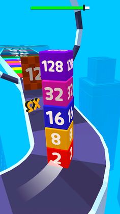 Merge Road Cube 2048 - Screenshot 2
