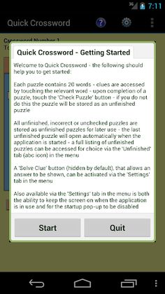Quick Crossword+ - Screenshot 1