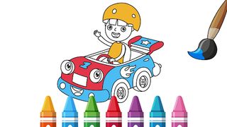 Cars Coloring Book - Screenshot 2