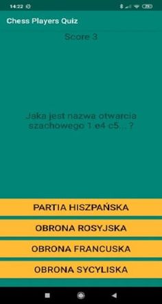 Quiz Szachowy - Screenshot 1