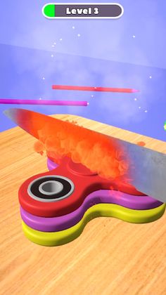 ASMR Red-Hot Knife 3D - Screenshot 2
