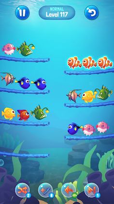 Fish Sort Puzzle - Color Fish - Screenshot 3