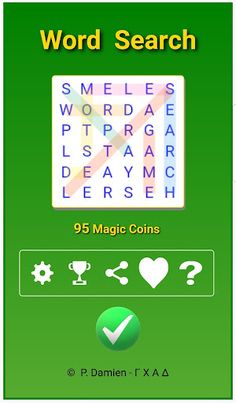 Word Search - English, French, - Screenshot 1